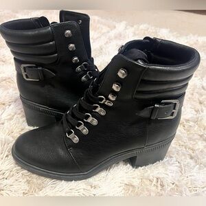 Mix No. 6 Black Combat Boot Women’s Sz 9.5